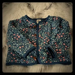 Baby B'Gosh- Floral Print Quilted Jacket